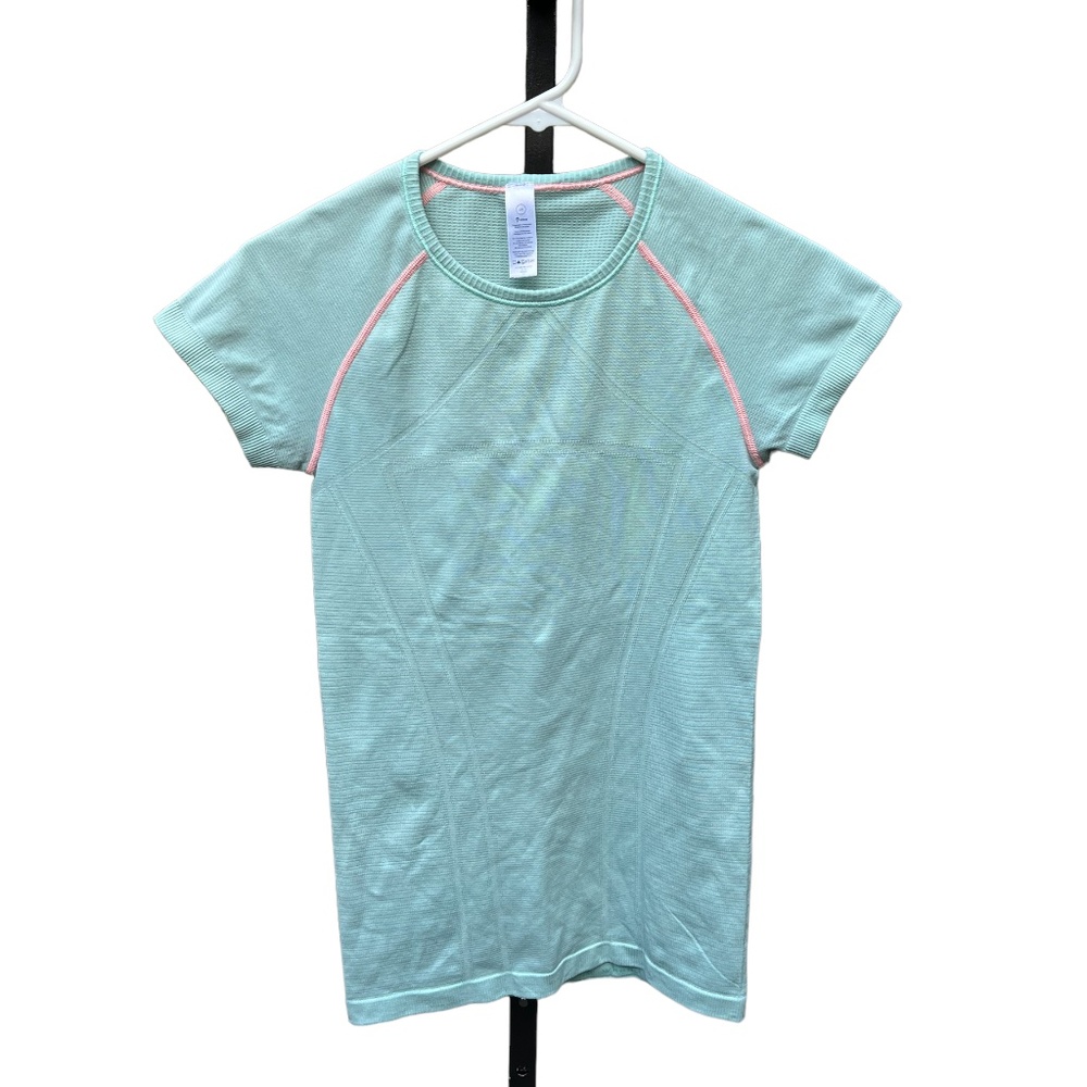 Ivivva Fly Tech short sleeve, Mint green, Sz Large